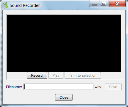 Sound recorder